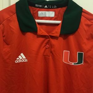 adidas Shirts - Miami Hurricanes polo adidas Shirts - Miami Hurricanes polo